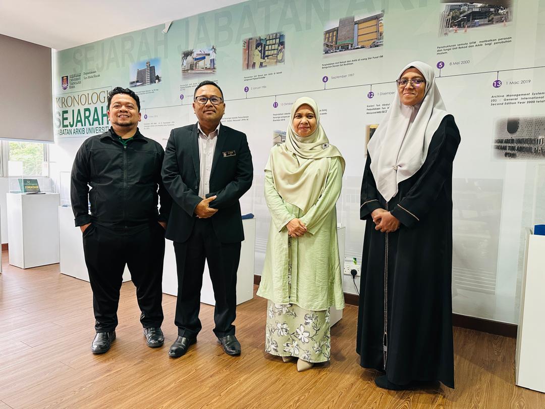 Sesi Perbincangan Bahagian Arkib Universiti bersama Jabatan Digital UiTM